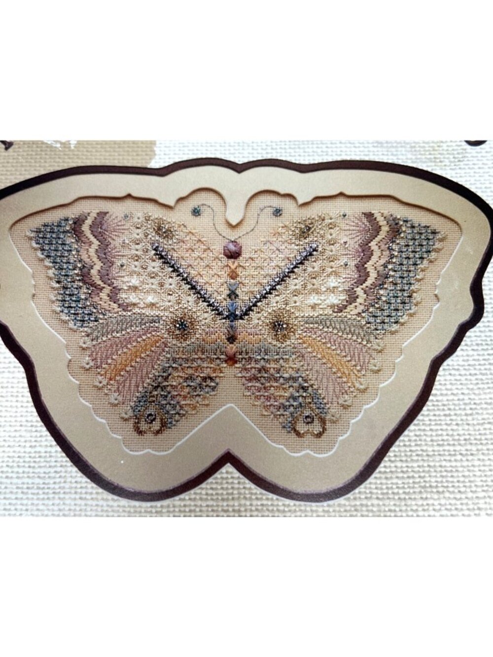 Northern Pine Designs Butterfly V Jewel Toned Counted Canvaswork Pattern